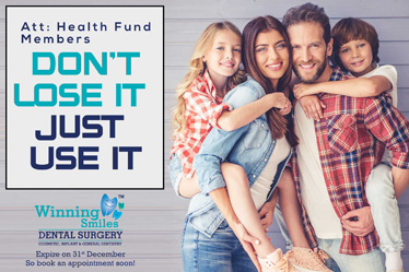 Get your dental health check before your Christmas break